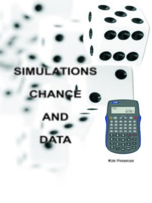 cover image of Simulations Chance and Data